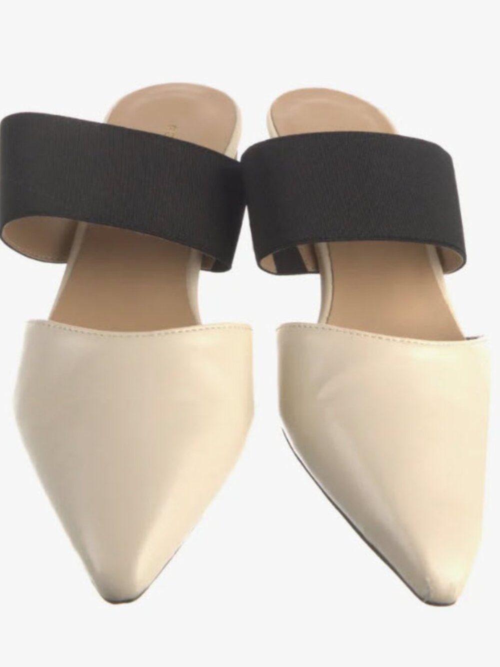 Pennyblack Chic Cream and Black Women's Heels